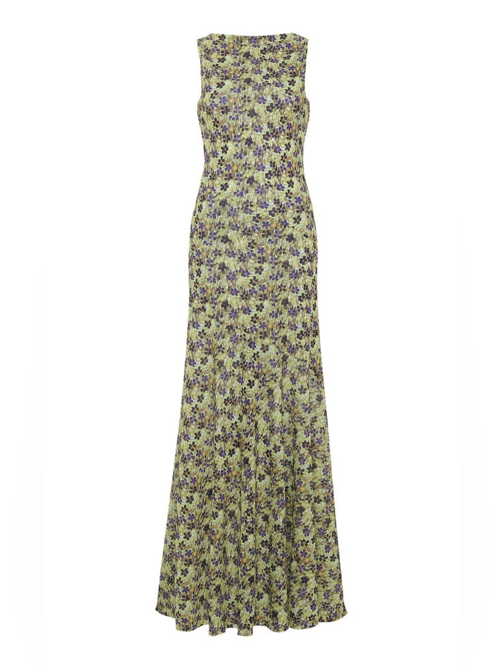 Siedres Fens Floral Mesh Maxi Dress - Picture 8 of 8
